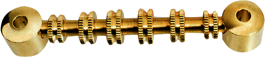 Gretsch Bridge Assembly, Space Control™, Gold, No Base