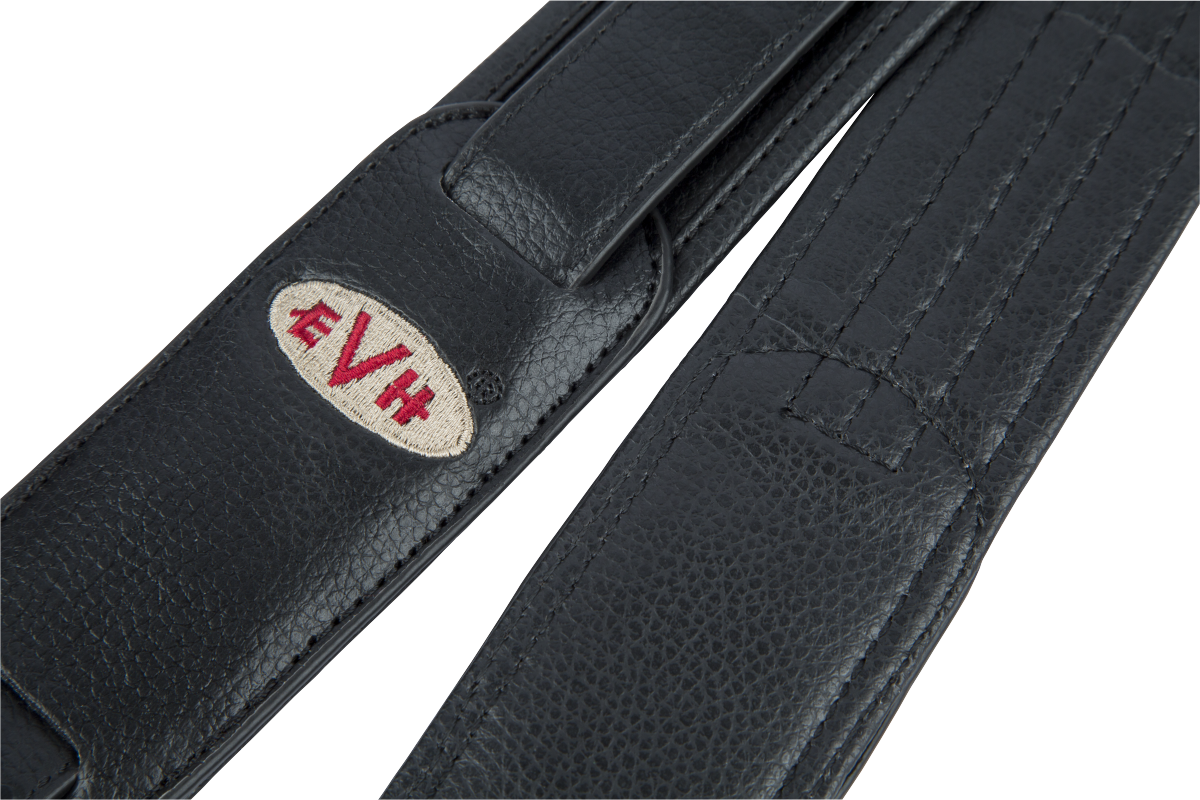 EVH® Premium Leather Strap, Black, 42"