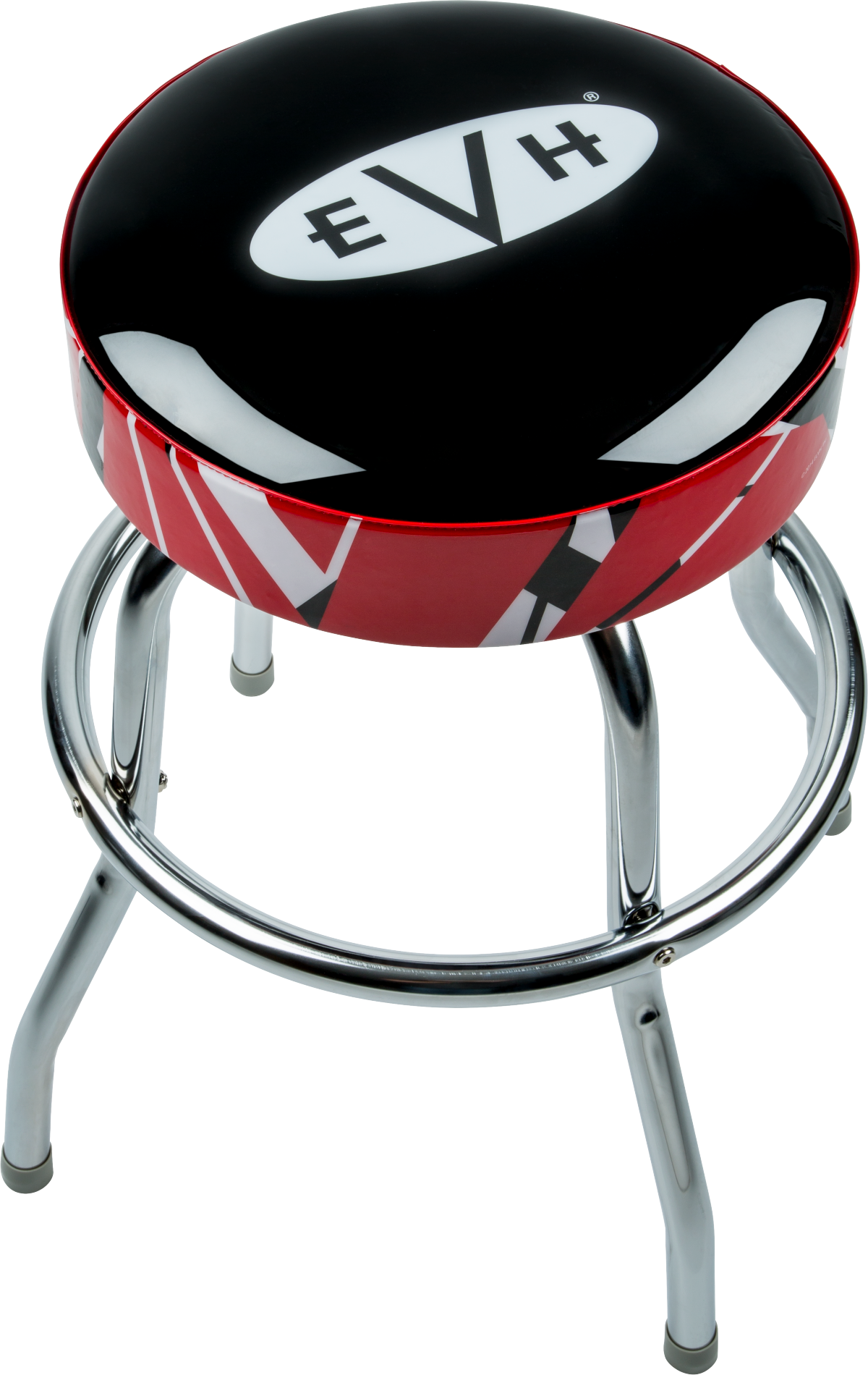 EVH® Logo Barstool with Striped Trim, 25"