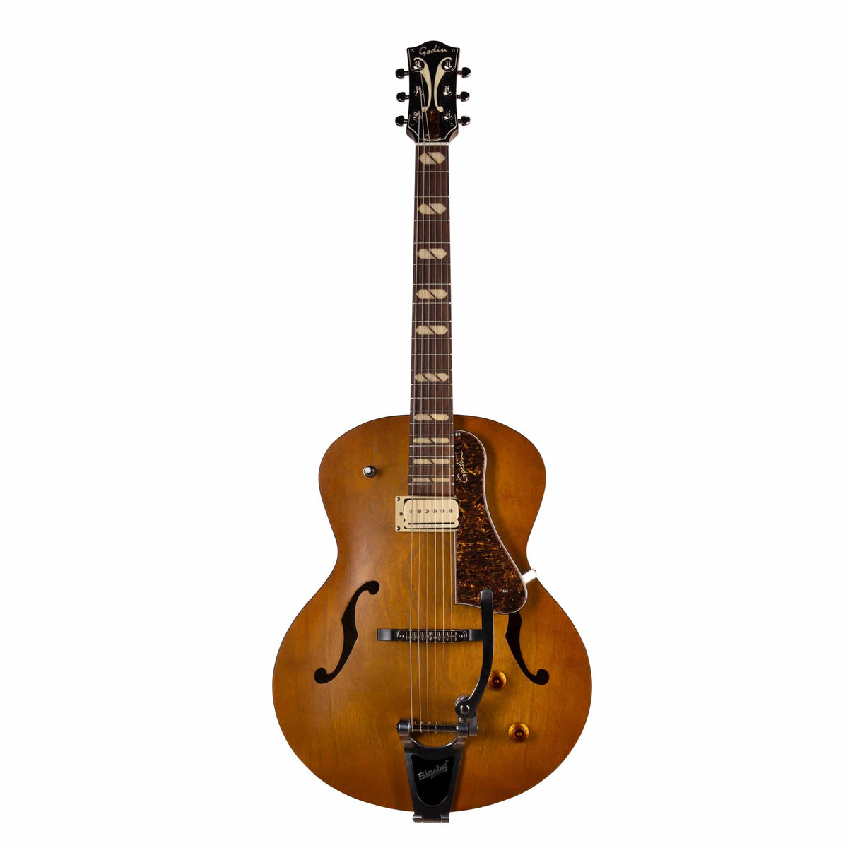 Godin - 5th Avenue Jumbo P-Rail Harvest Gold