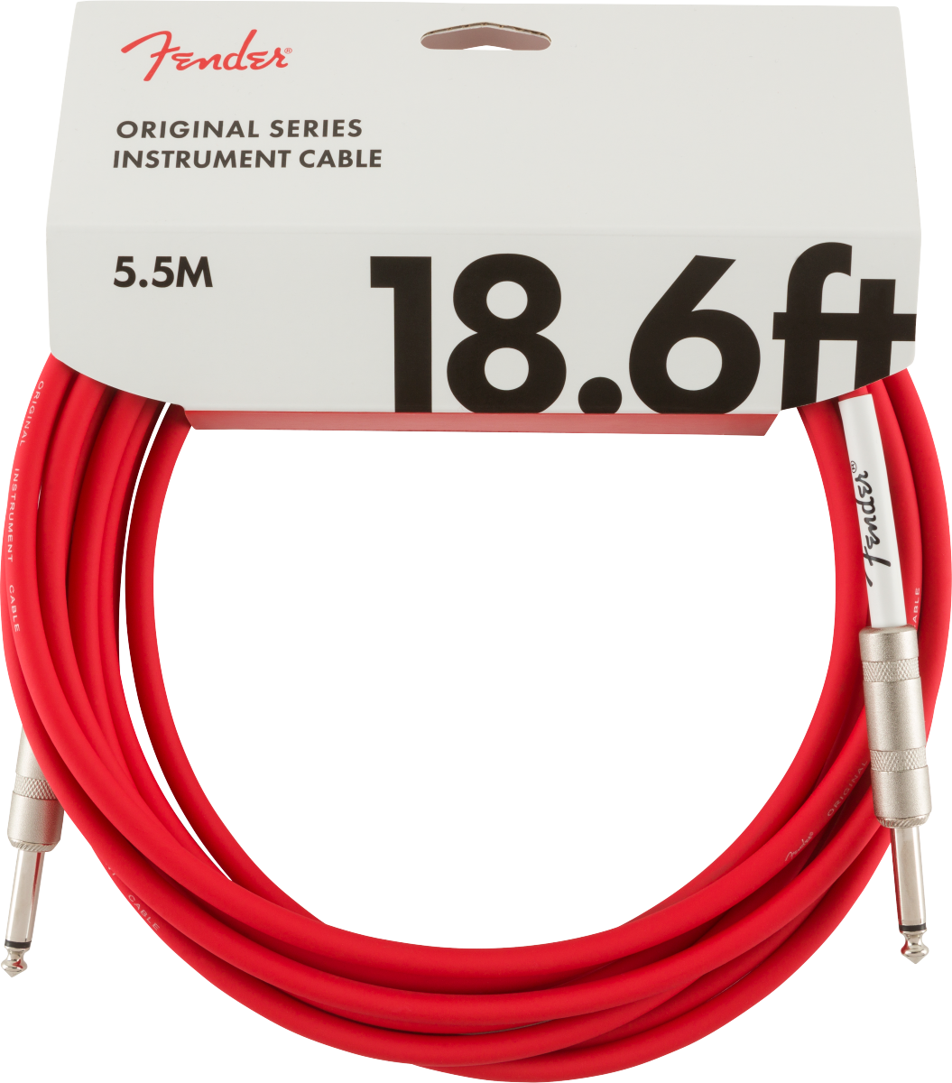 Fender - Original Series Instrument Cable, 18.6', Fiesta Red
