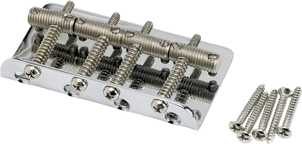 Fender - Pure Vintage Bass Bridge Assembly- Nickel/Chrome