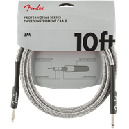 Fender - Professional Series Instrument Cable, 10', White Tweed