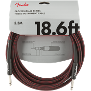 Fender - Professional Series Instrument Cable, 18.6, Red Tweed