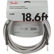Fender - Professional Series Instrument Cable, 18,6', White Tweed