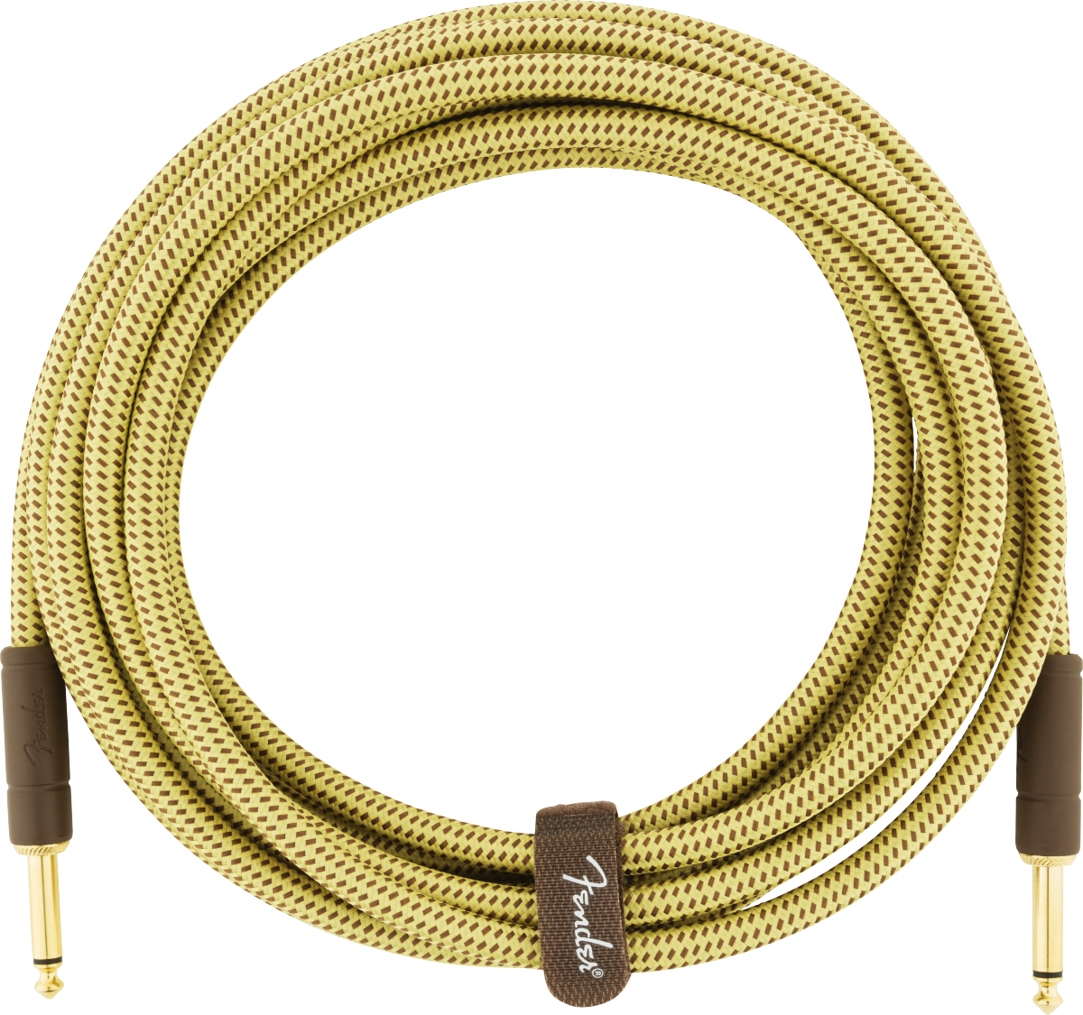 Fender - Deluxe Series Instrument Cable, Straight/Straight, 15', Tweed