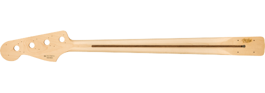 Fender - Classic Series 70's Jazz Bass® Neck, 20 Medium Jumbo Frets, Block Inlay, Pau Ferro