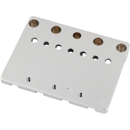 Fender® HiMass™ String-Through 4-String Bass Bridge Assembly With Brass Saddles