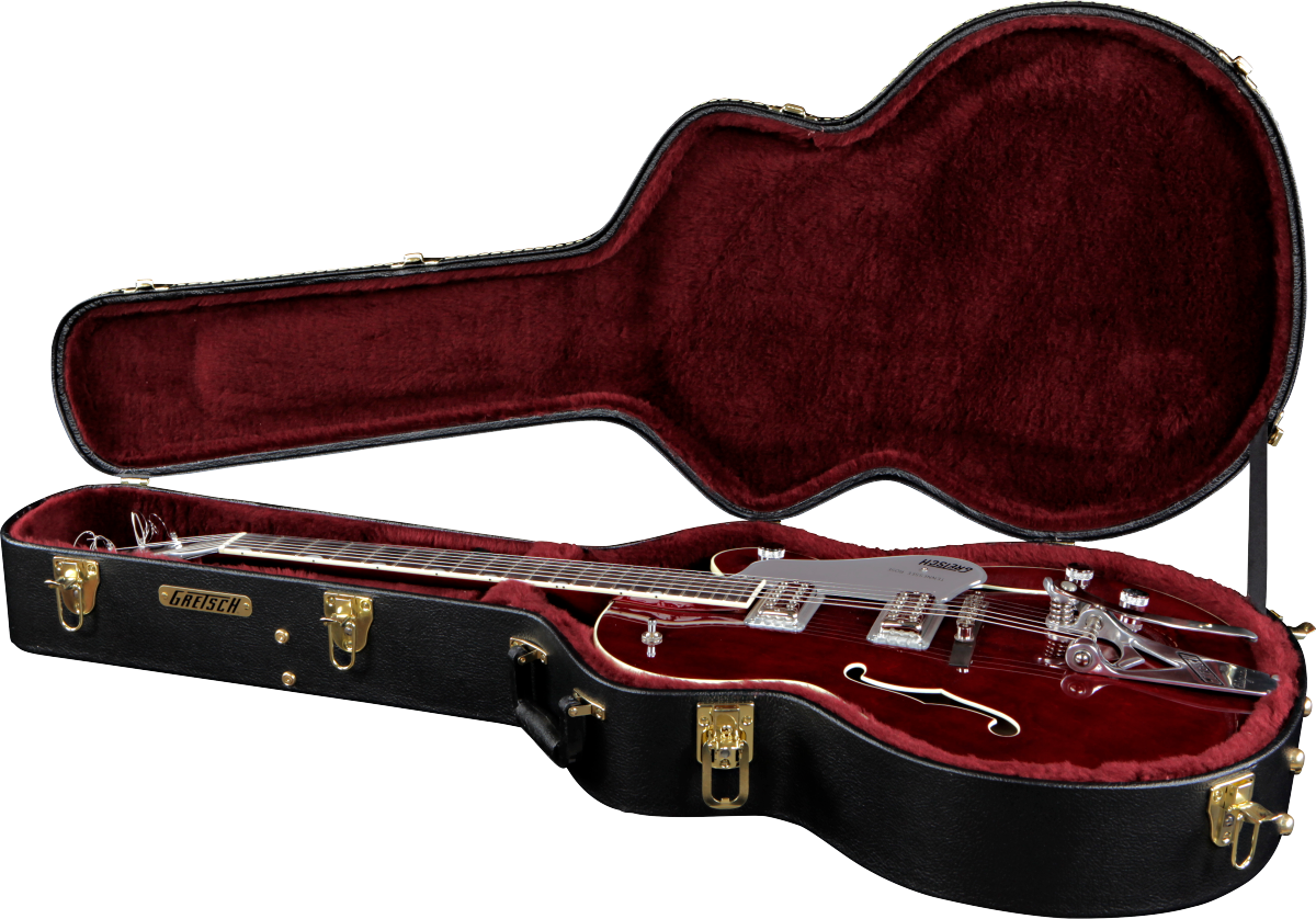 Gretsch G6241 16" Deluxe Hollow Body Electric Hardshell Case, Black
