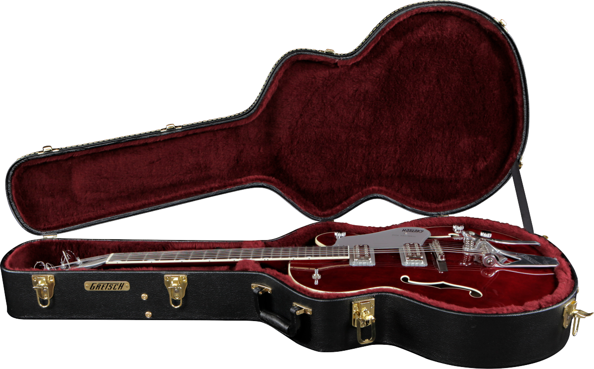 Gretsch G6241 16" Deluxe Hollow Body Electric Hardshell Case, Black