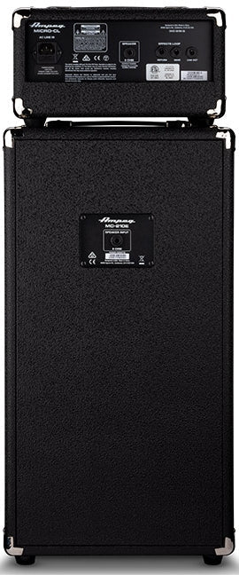 Ampeg MICROCL Micro Series Head And Cab Compact Bass Stack - 2x10in