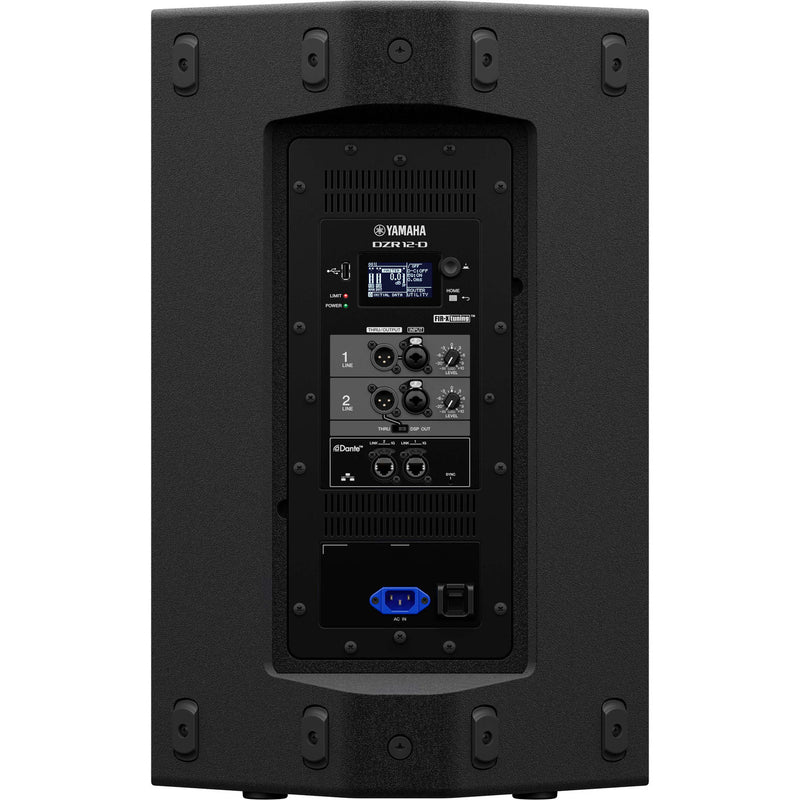 Yamaha DZR12D 2000W 2-Way Powered Speaker With Dante (Black) - 12in