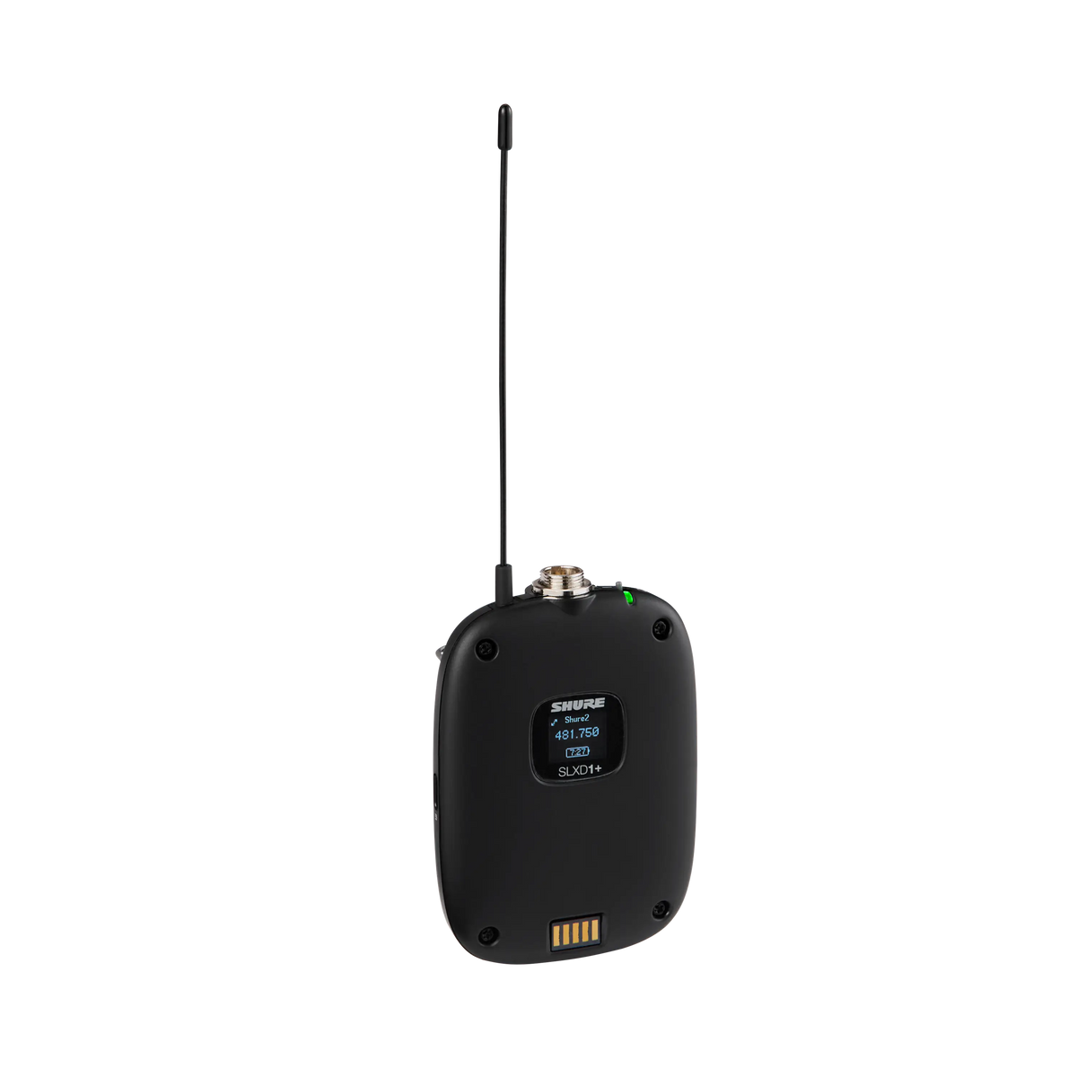 Shure SLXD1+-G57 - Wireless Bodypack Transmitter with TA4M Connector - product view 3