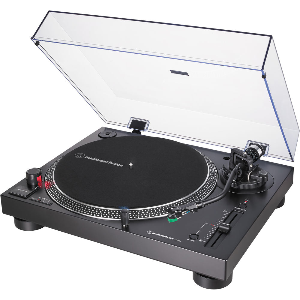 Audio-Technica AT-LP120XUSB-BK Fully Manual Direct Drive Turntable with USB, Black