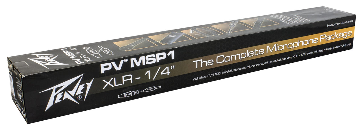 Peavey PV® MSP1 Microphone 1/4” /Mic Stand Pkg - additional view