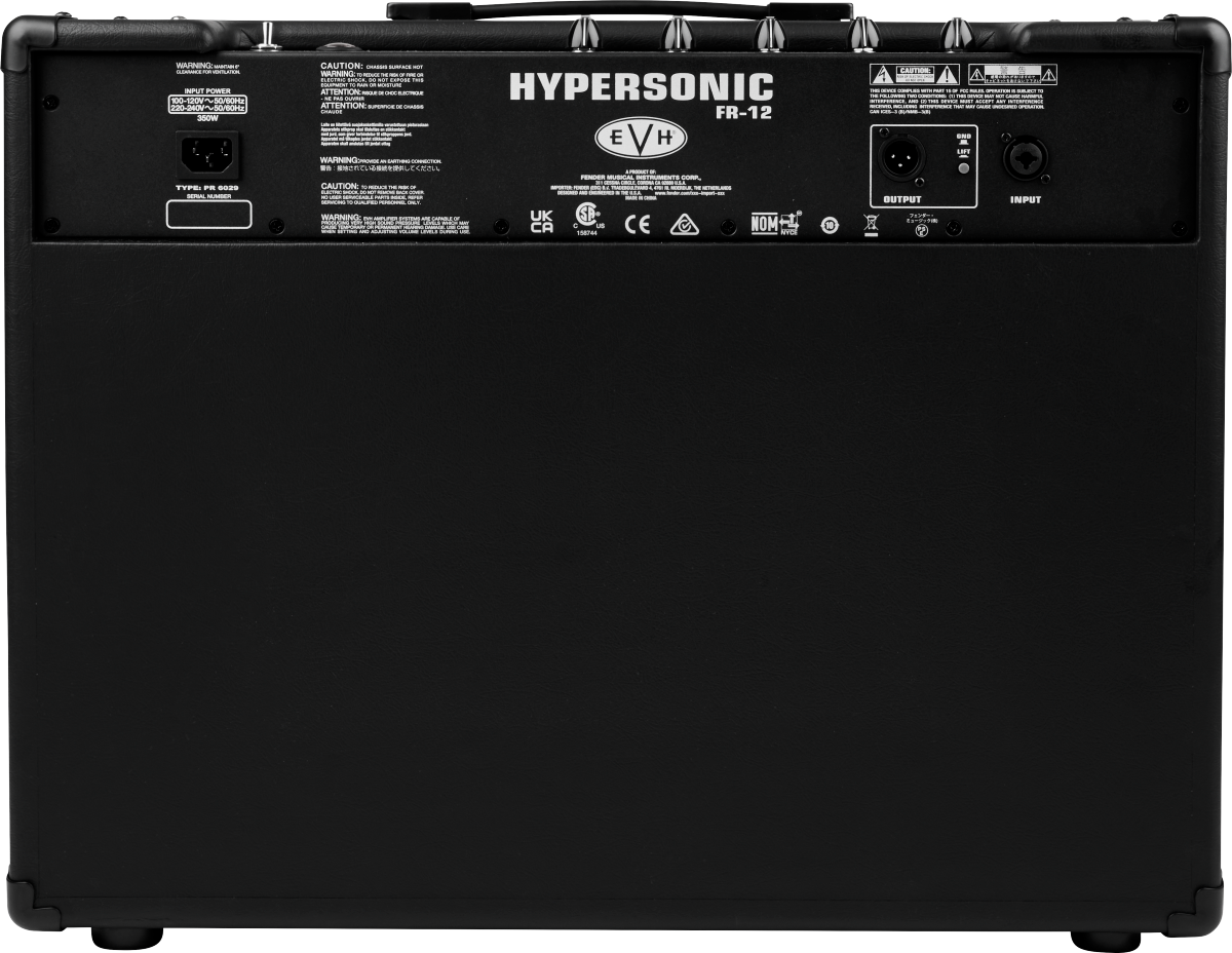 EVH Hypersonic FRFR 12, Black, 120V