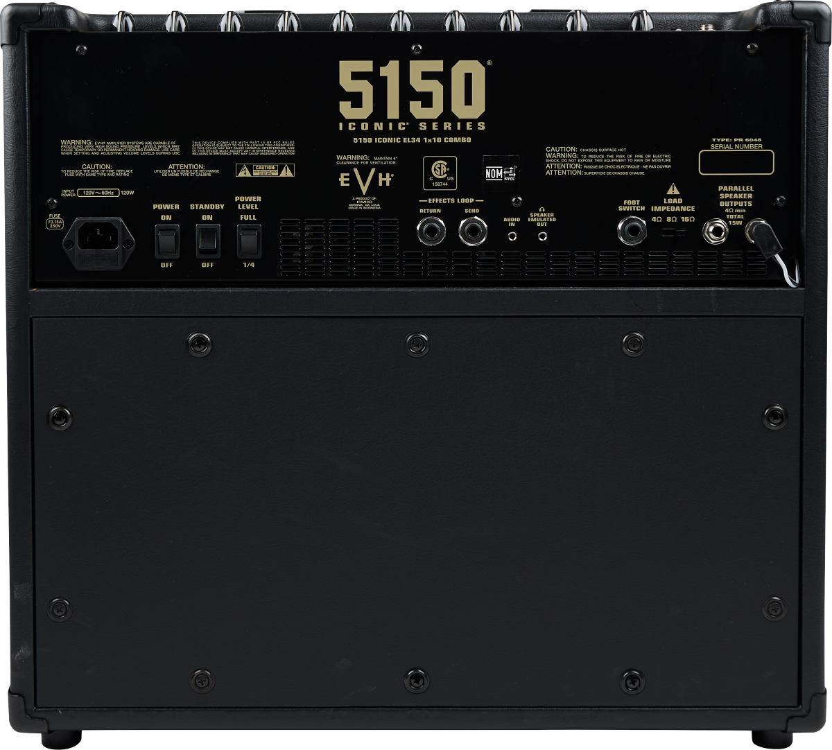 EVH 5150® Iconic® Series 15W EL34 1X10 Combo, Black, 120V