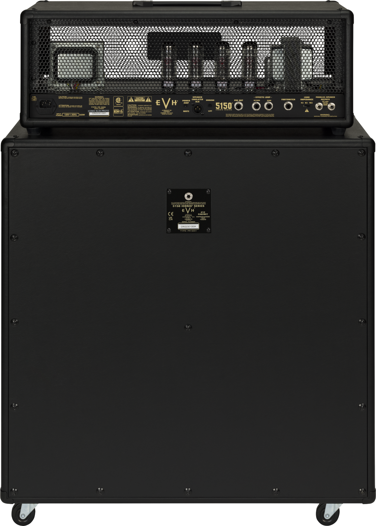 EVH 5150® Iconic® Series EL34 4X12 Cabinet, Black