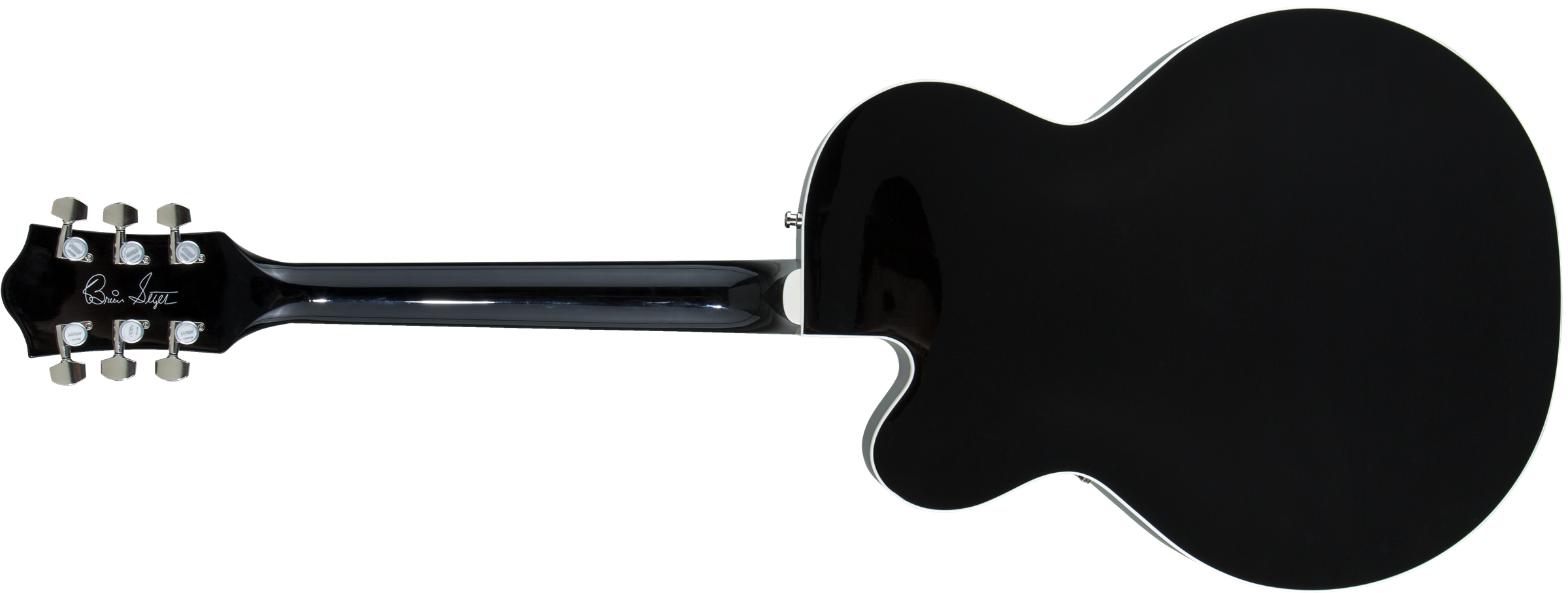 Gretsch G6120T-BSNSH Brian Setzer Signature Nashville® Hollow Body with Bigsby®, Ebony Fingerboard, Black Lacquer