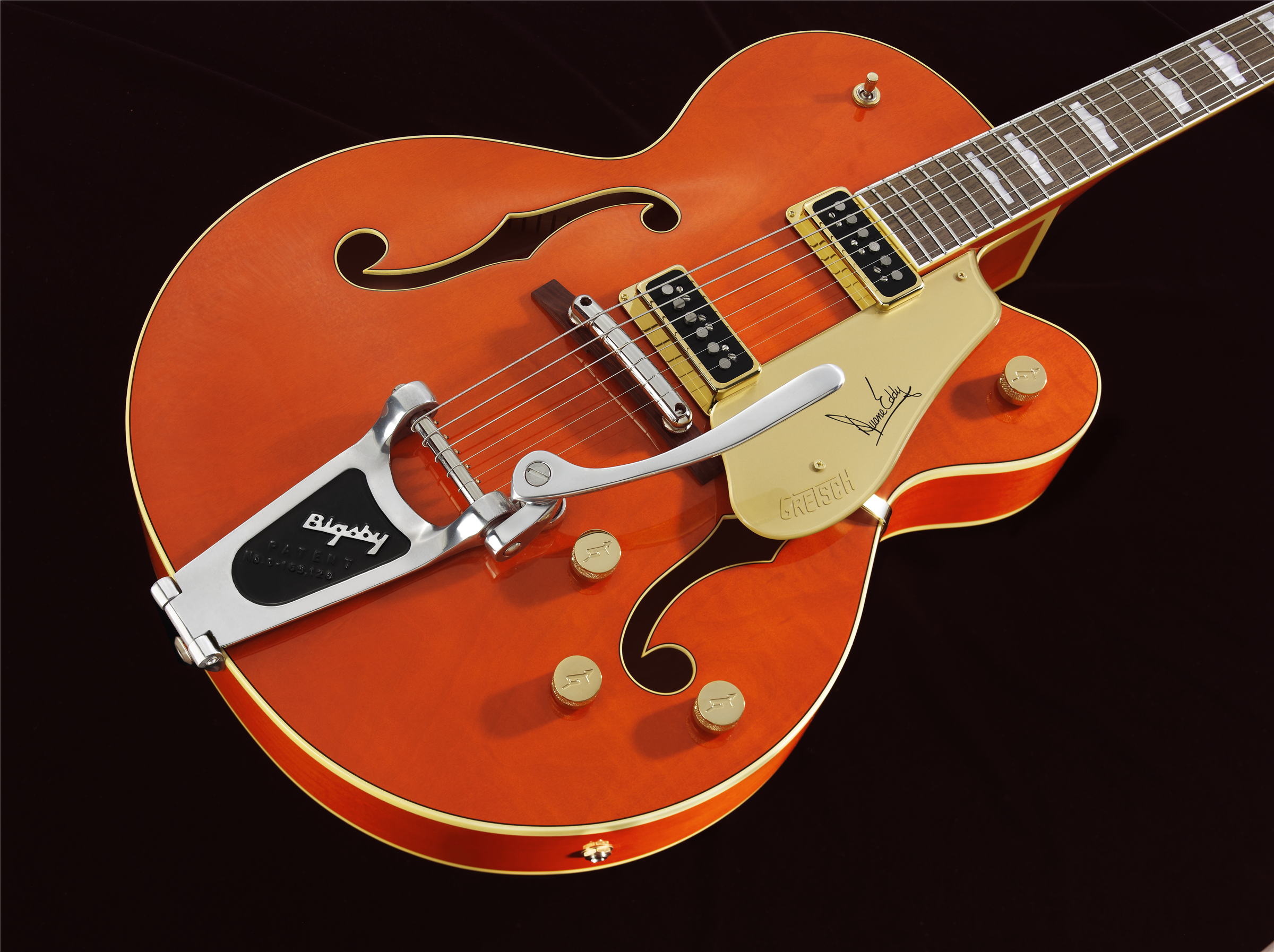 Gretsch G6120DE Duane Eddy Signature Hollow Body with Bigsby®, Rosewood Fingerboard, Desert Sunrise, Lacquer