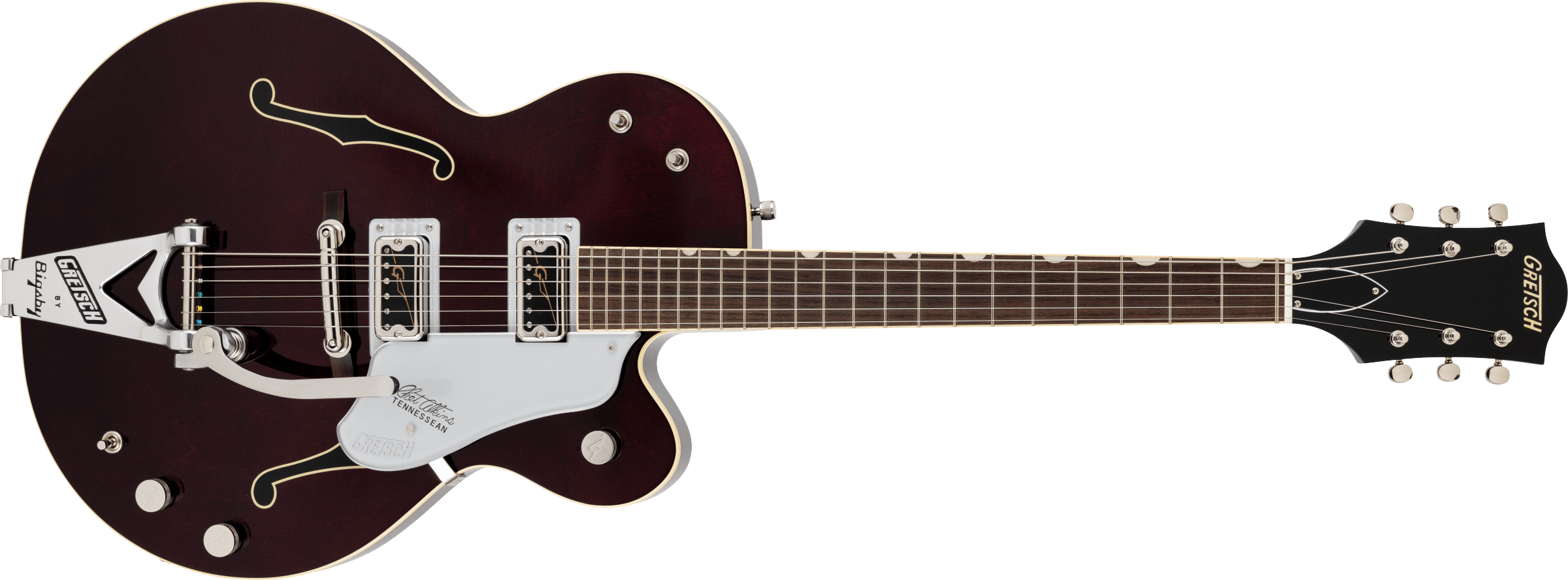 Gretsch G6119T-62 Vintage Select Edition '62 Tennessean™ Hollow Body with Bigsby®, TV Jones®, Dark Cherry Stain
