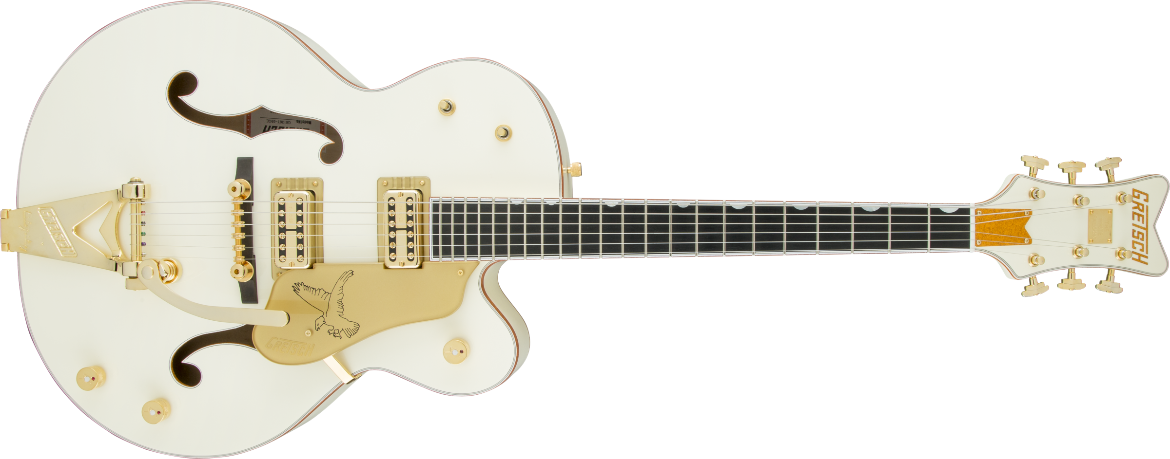 Gretsch G6136T-59 Vintage Select Edition '59 Falcon™ Hollow Body with Bigsby®, TV Jones®, Vintage White, Lacquer