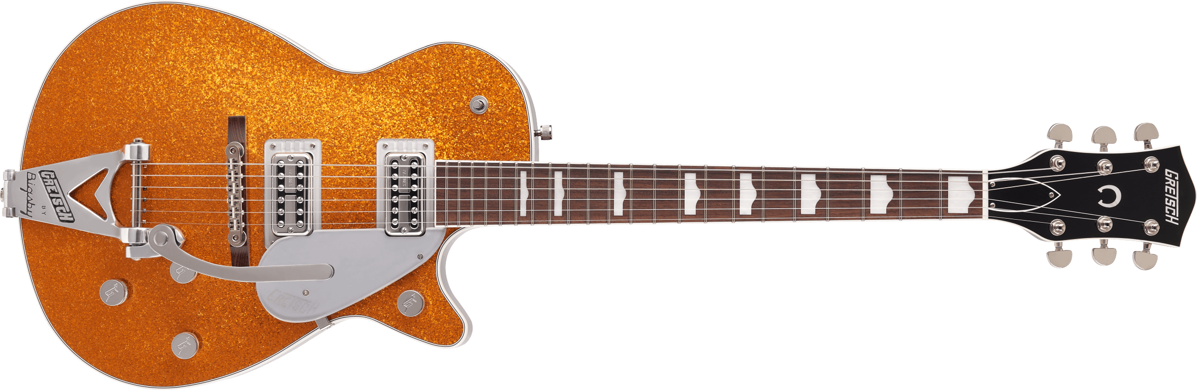 Gretsch G6129T-89 Vintage Select ‘89 Sparkle Jet™ with Bigsby®, Rosewood Fingerboard, Gold Sparkle