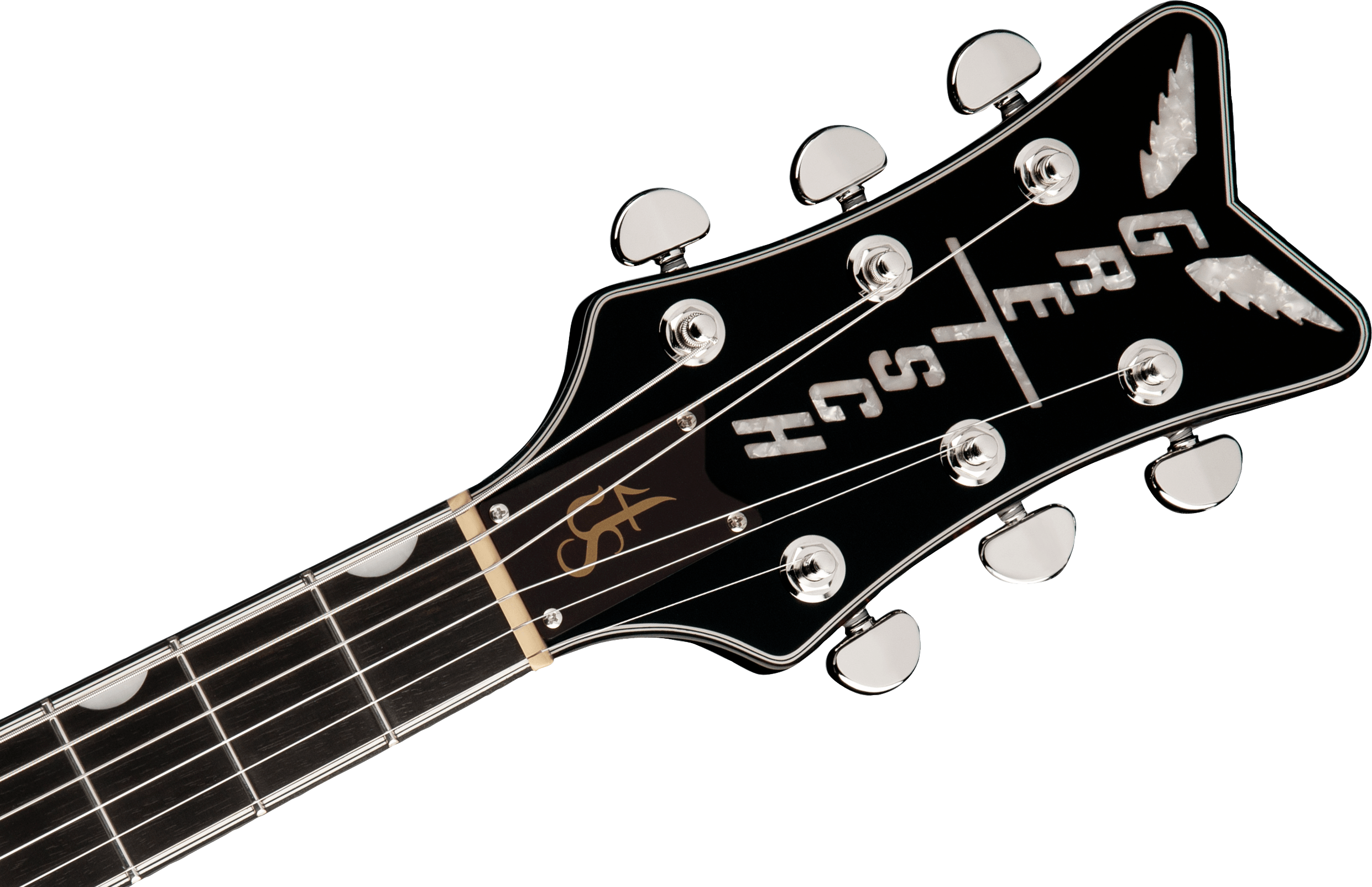 Gretsch G6636-RF Richard Fortus Signature Falcon™ Center Block with V-Stoptail, Ebony Fingerboard, Black