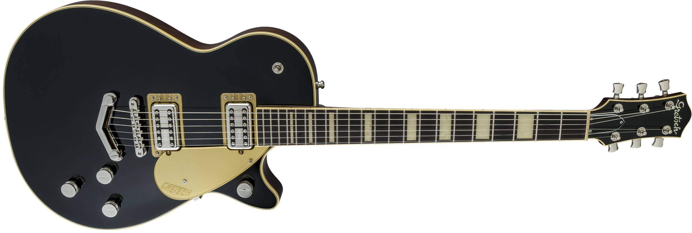 Gretsch G6228 Players Edition Jet™ BT with V-Stoptail, Rosewood Fingerboard, Black