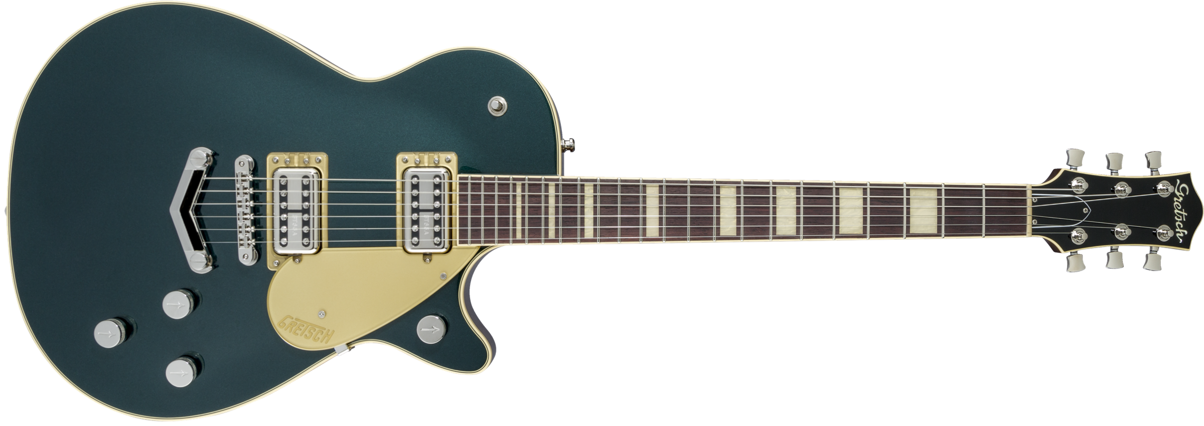Gretsch G6228 Players Edition Jet™ BT with V-Stoptail, Rosewood Fingerboard, Cadillac Green