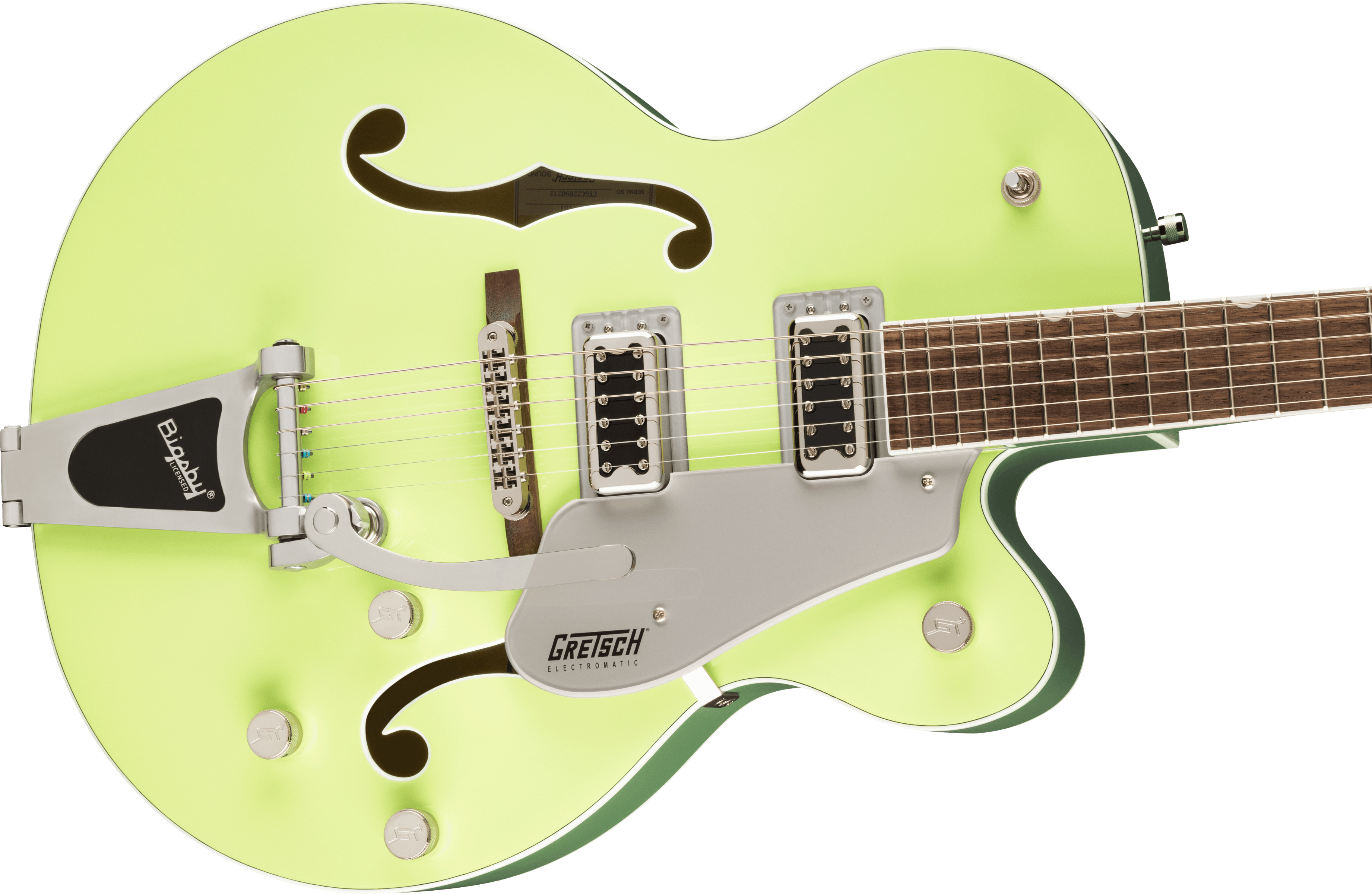 Gretsch G5420T Electromatic® Classic Hollow Body Single-Cut with Bigsby®, Laurel Fingerboard, Two-Tone Anniversary Green