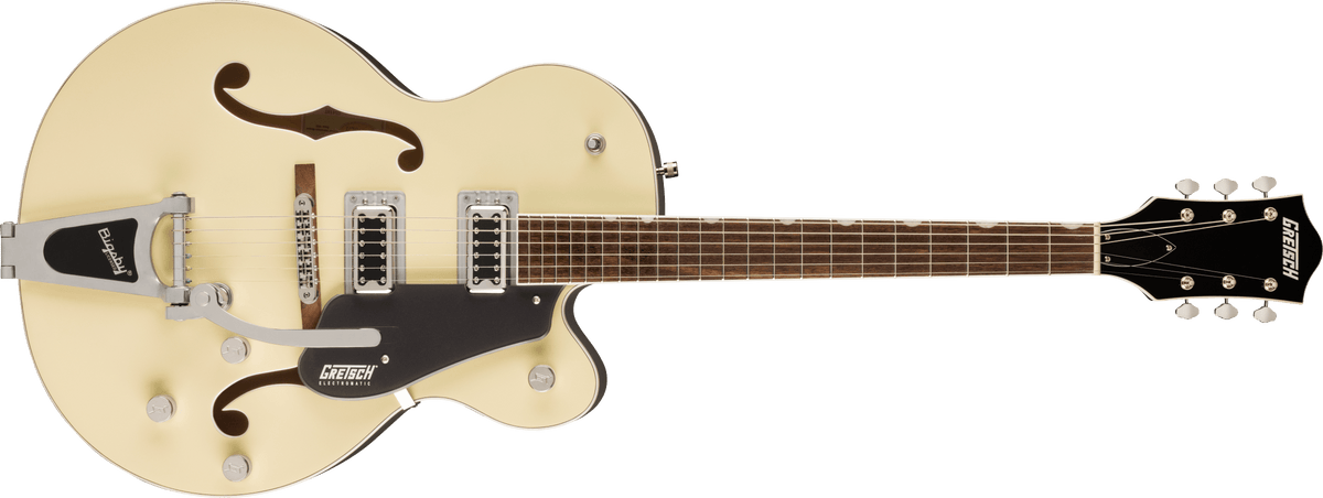 Gretsch - G5420T Electromatic® Classic Hollow Body Single-Cut with Bigsby®- Laurel Fingerboard- Two-Tone Vintage White/London Grey