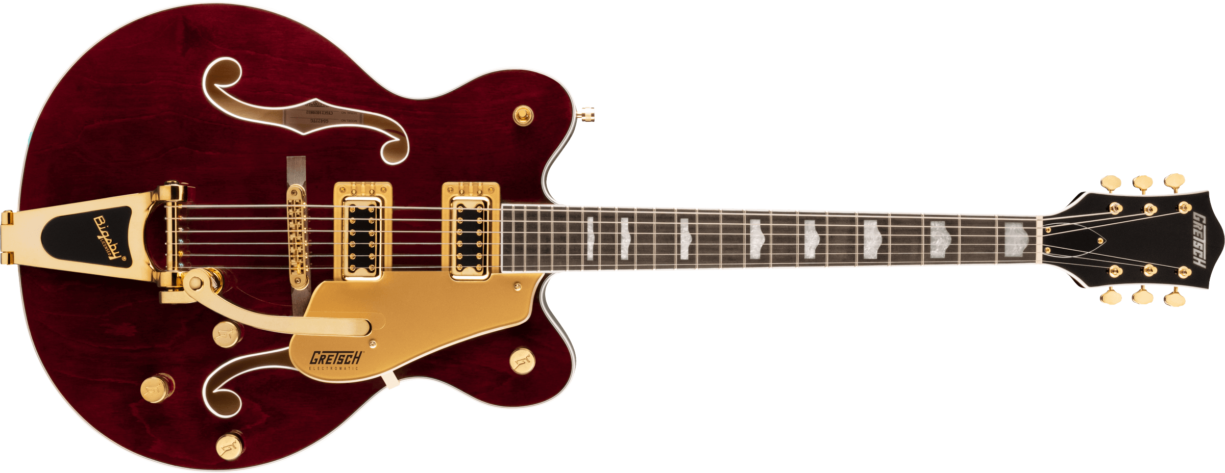 Gretsch G5422TG Electromatic® Classic Hollow Body Double-Cut with Bigsby® and Gold Hardware, Laurel Fingerboard, Walnut Stain