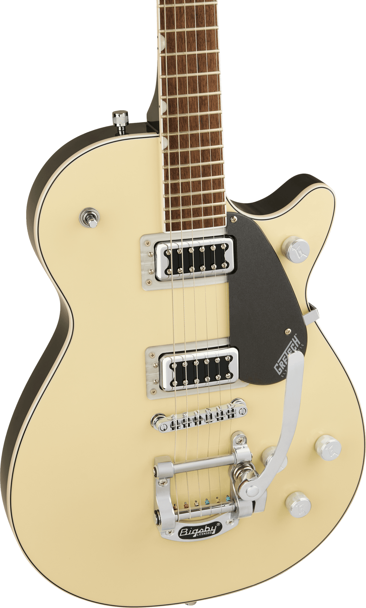 Gretsch G5230T Electromatic® Jet™ FT Single-Cut with Bigsby®, Laurel Fingerboard, Two-Tone Vintage White/ London Grey