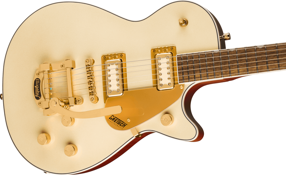 Gretsch - Electromatic® Pristine LTD Jet™ Single-Cut with Bigsby®- Laurel Fingerboard- White Gold