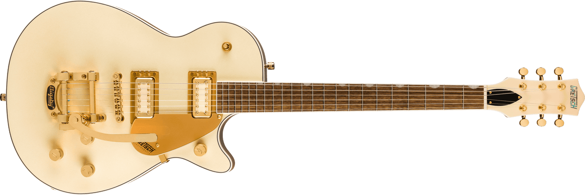 Gretsch - Electromatic® Pristine LTD Jet™ Single-Cut with Bigsby®- Laurel Fingerboard- White Gold
