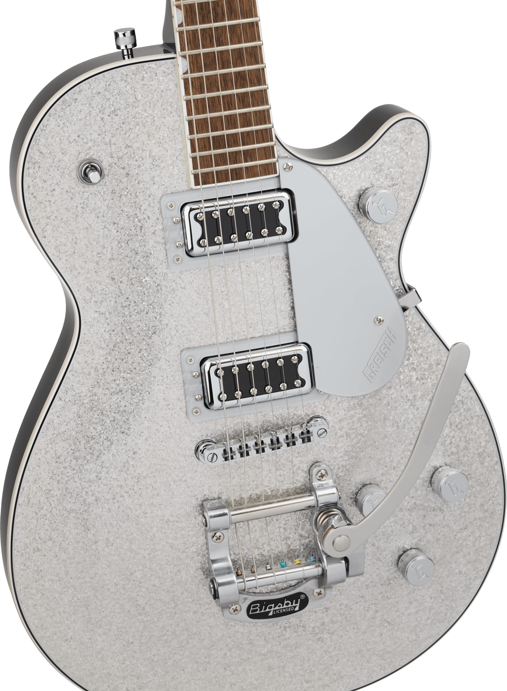 Gretsch G5230T Electromatic® Sparkle Jet™ FT Single-Cut with Bigsby®, Laurel Fingerboard, Silver Sparkle