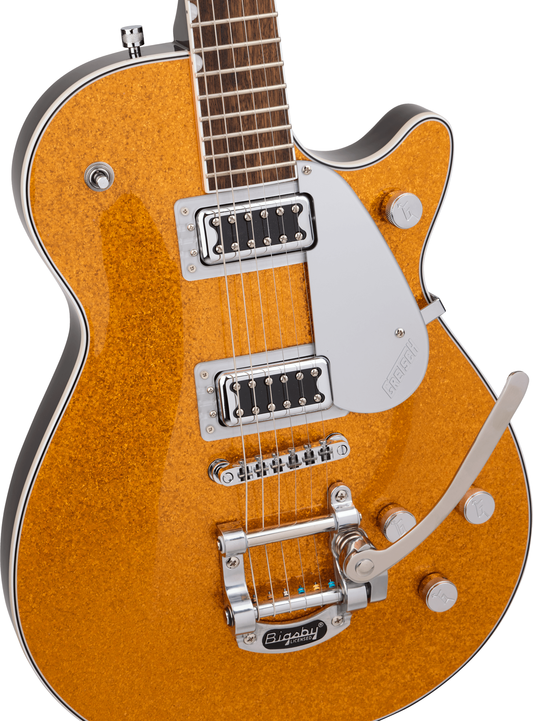 Gretsch G5230T Electromatic® Sparkle Jet™ FT Single-Cut with Bigsby®, Laurel Fingerboard, Gold Sparkle