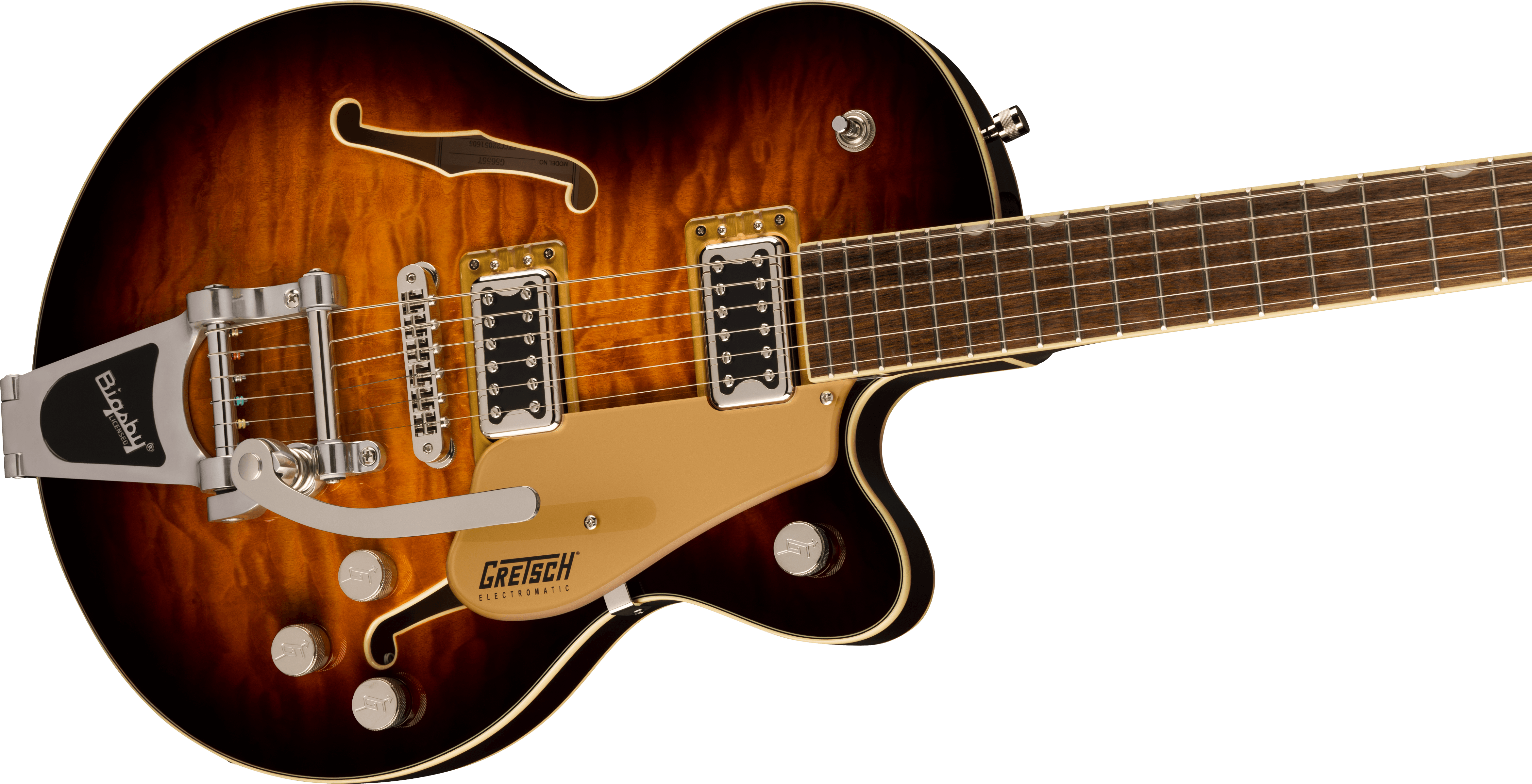 Gretsch G5655T-QM Electromatic® Center Block Jr. Single-Cut Quilted Maple with Bigsby®, Sweet Tea