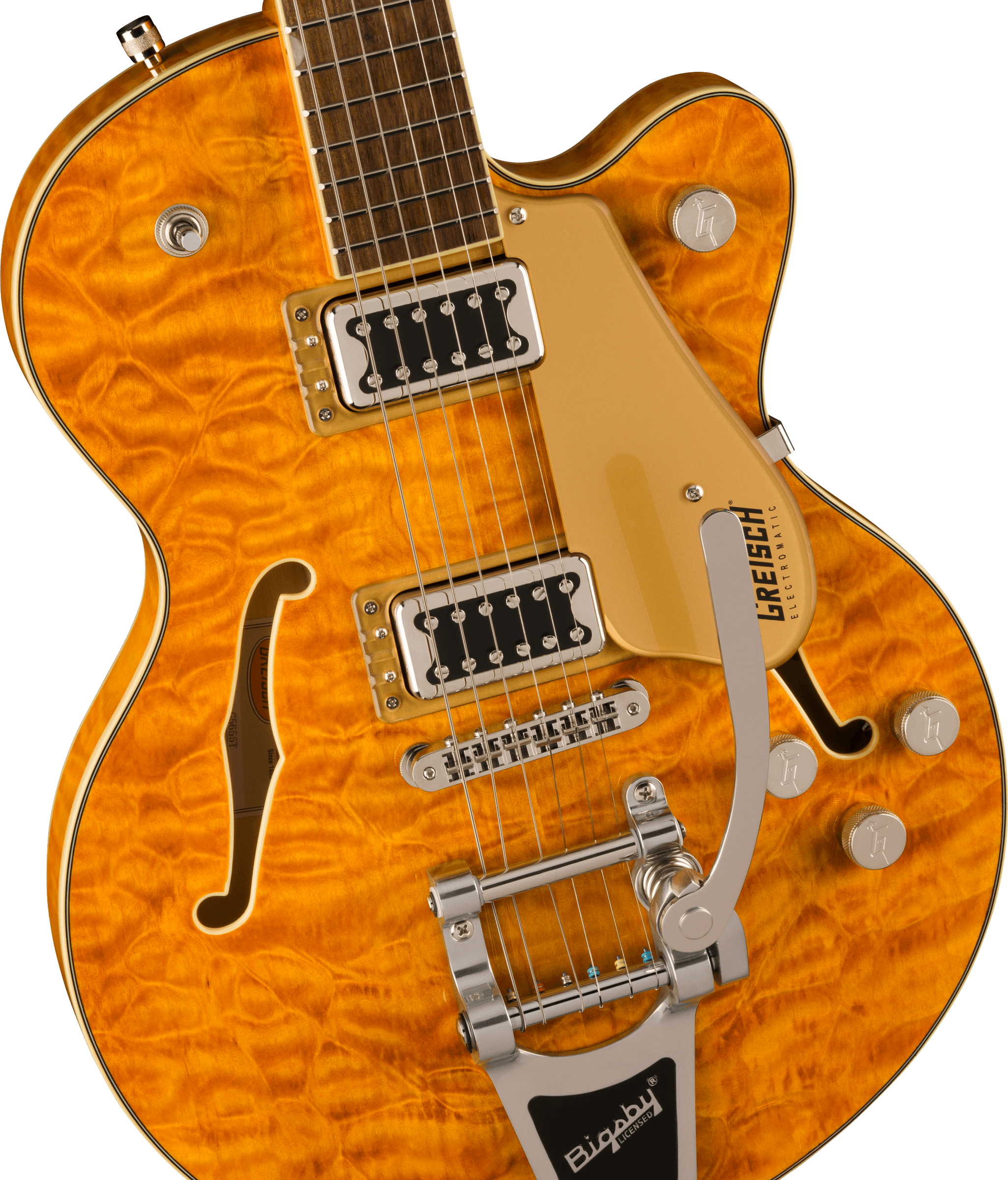 Gretsch G5655T-QM Electromatic® Center Block Jr. Single-Cut Quilted Maple with Bigsby®, Speyside