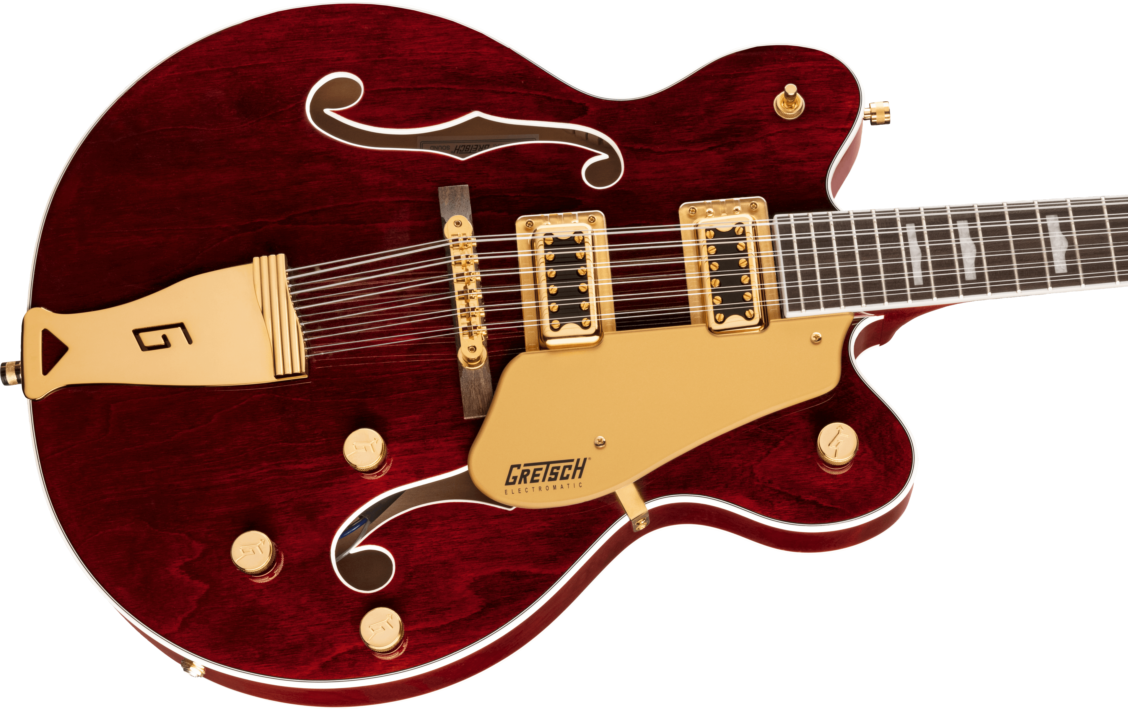 Gretsch G5422G-12 Electromatic® Classic Hollow Body Double-Cut 12-String with Gold Hardware, Laurel Fingerboard, Walnut Stain