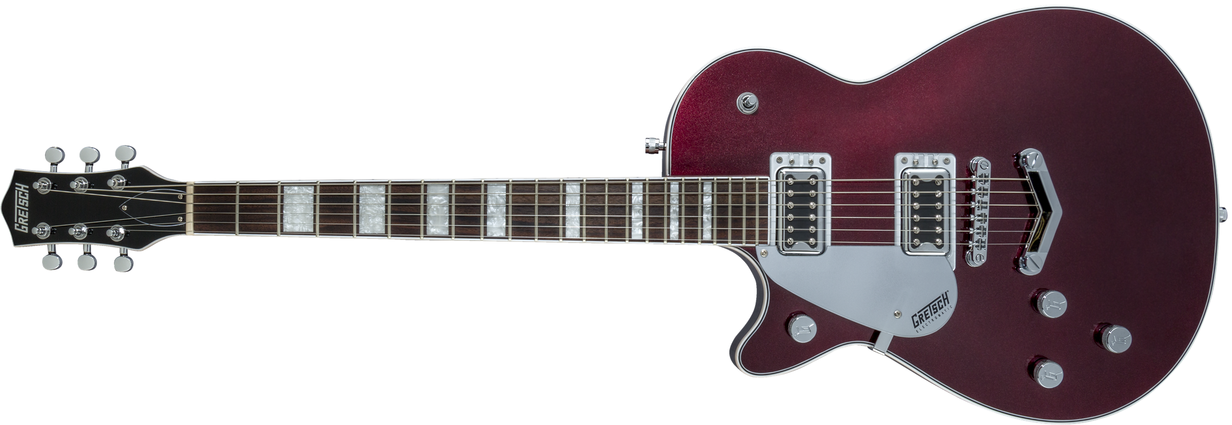 Gretsch G5220LH Electromatic® Jet™ BT Single-Cut with V-Stoptail, Left-Handed, Laurel Fingerboard, Dark Cherry Metallic