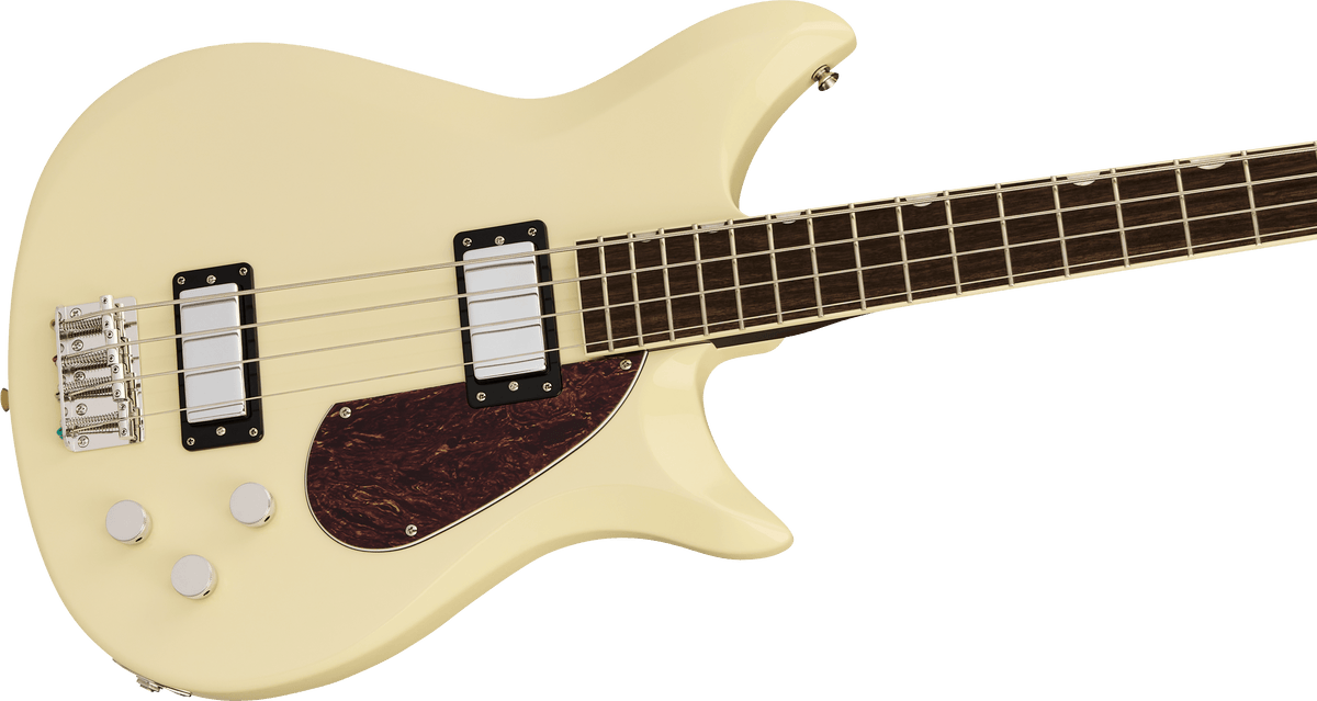 Gretsch Electromatic® CVT Bass Double-Cut, Laurel Fingerboard, Vintage White