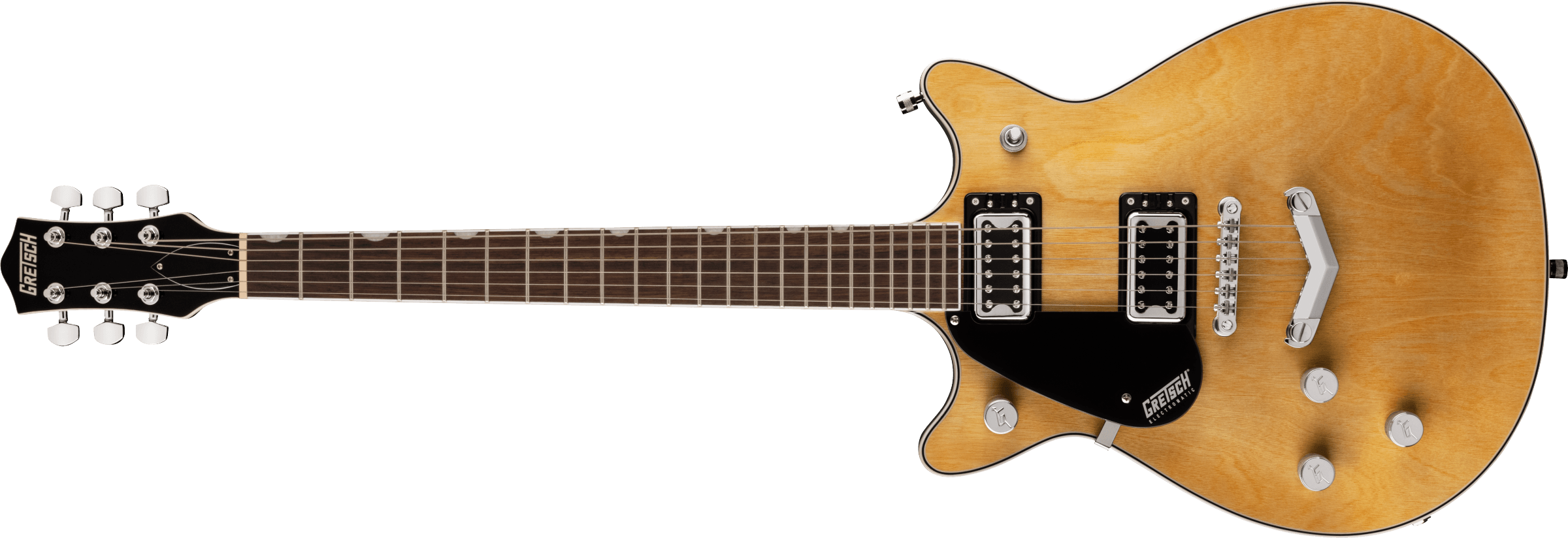 Gretsch G5222LH Electromatic® Double Jet™ BT with V-Stoptail, Left-Handed, Laurel Fingerboard, Natural