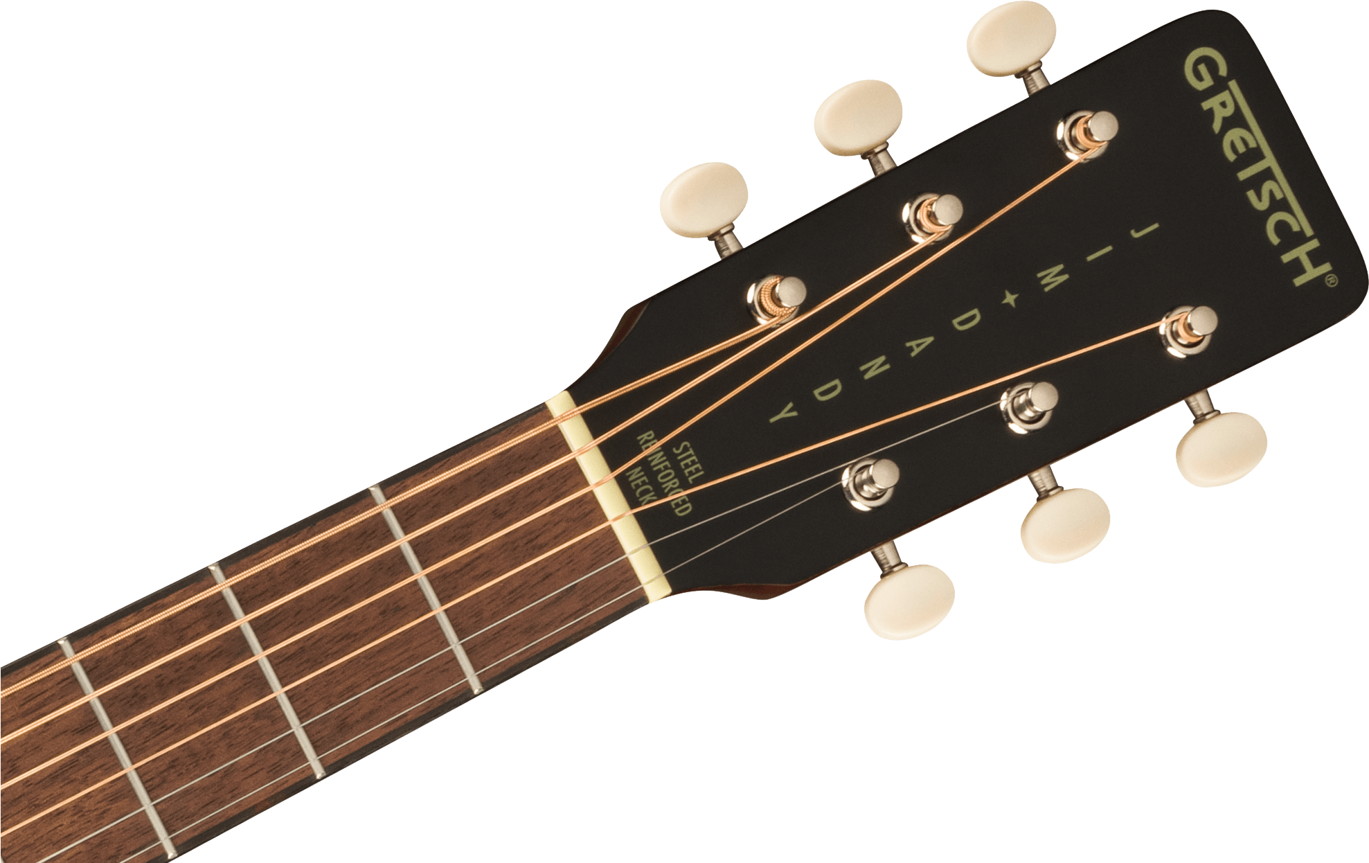 Gretsch Deltoluxe Dreadnought, Walnut Fingerboard, Tortoiseshell Pickguard, Black Top