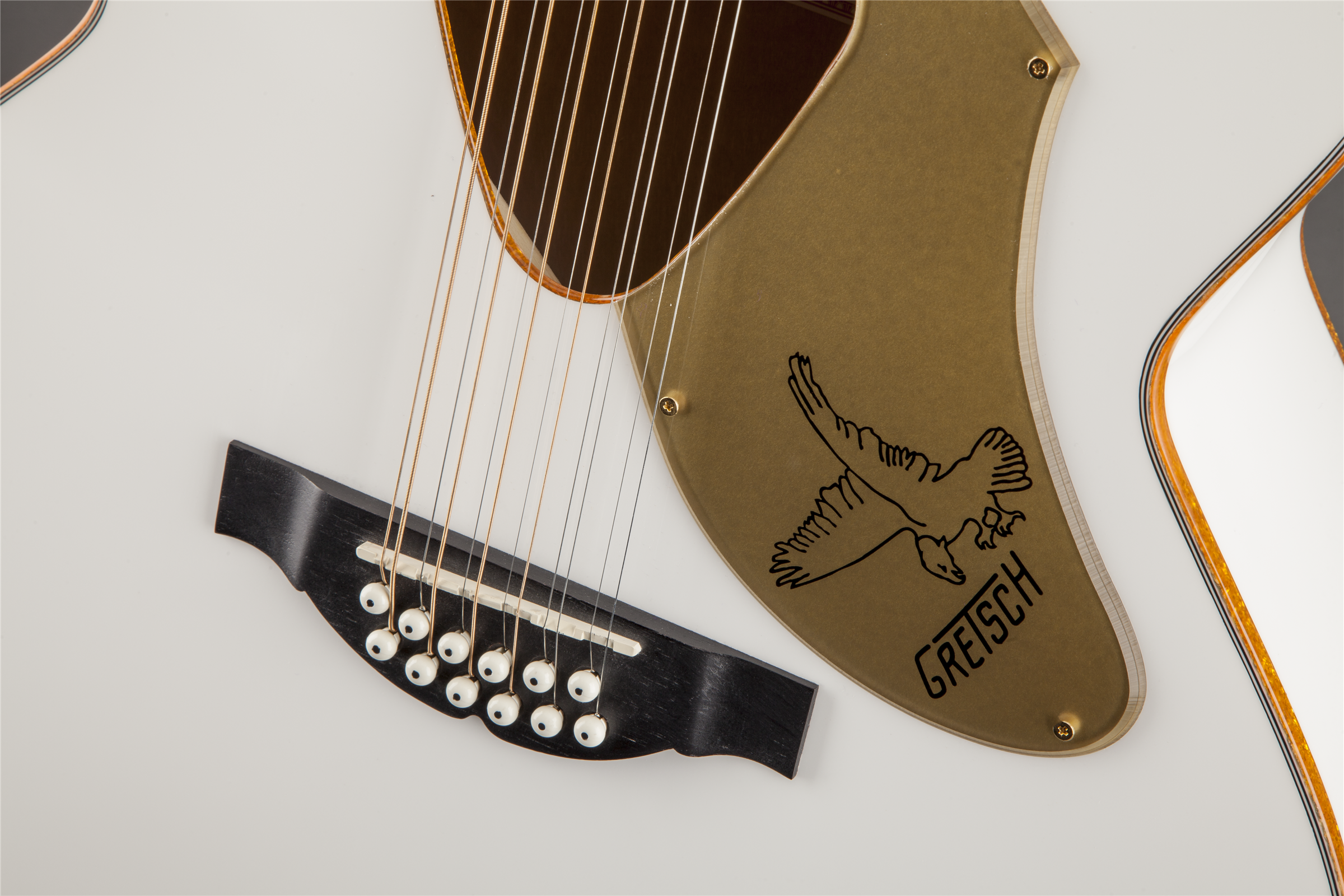 Gretsch G5022CWFE-12 Rancher™ Falcon Jumbo 12-String Cutaway Electric, Fishman® Pickup System, White