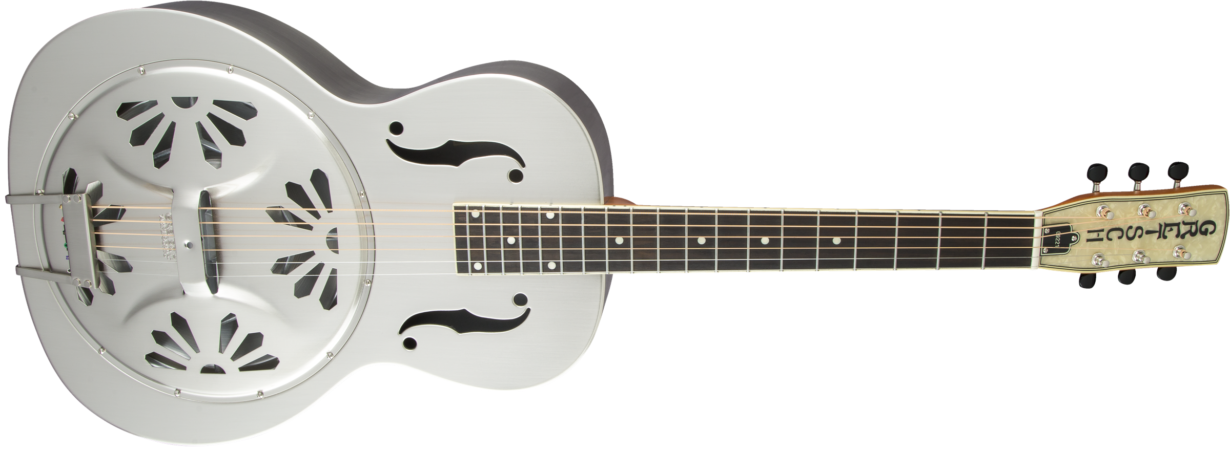 Gretsch G9221 Bobtail™ Steel Round-Neck A.E., Steel Body Spider Cone Resonator Guitar, Fishman® Nashville Resonator Pickup