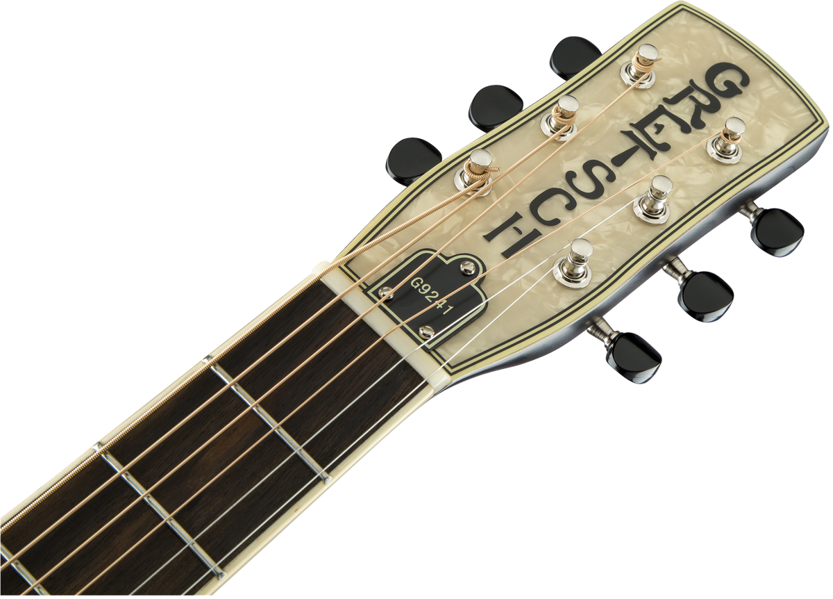 Gretsch - G9240 Alligator™ Round-Neck, Mahogany Body Biscuit Cone Resonator Guitar, 2-Color Sunburst