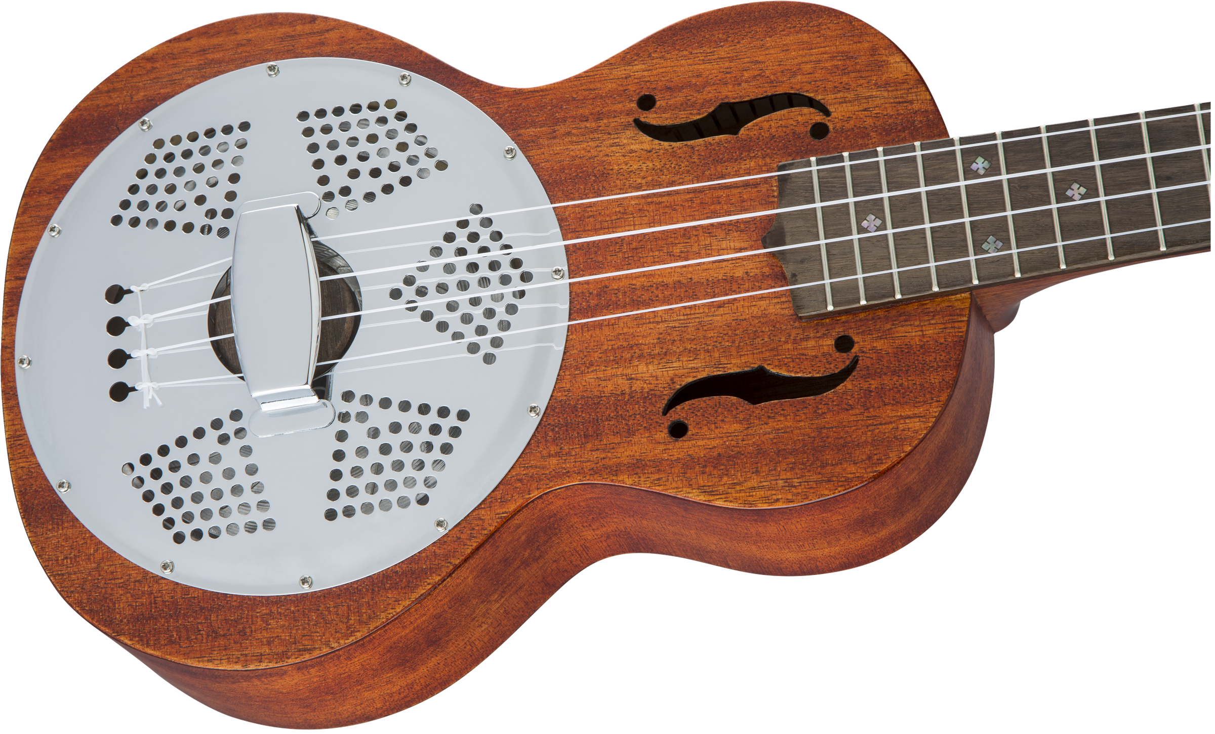 Gretsch G9112 Resonator-Ukulele with Gig Bag, Ovangkol Fingerboard, Biscuit Cone, Honey Mahogany Stain