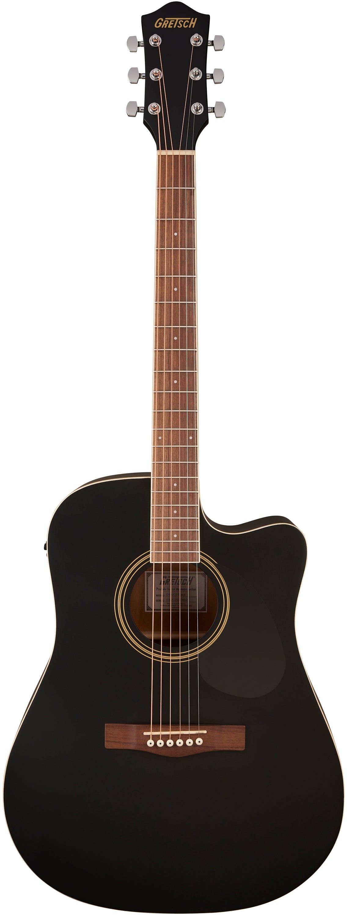 Gretsch - PreludeTM D100CE Dreadnought Cutaway Acoustic/Electric Black